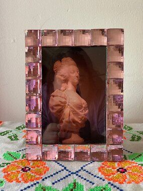 Vintage Pink Glam Bebe Picture Frame
